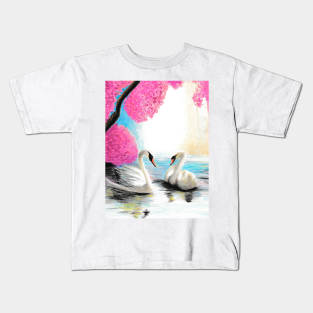 Amor de cisnes Kids T-Shirt